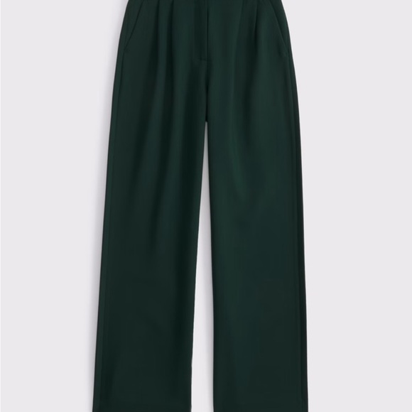 Abercrombie Sloan tailored  Green Trousers - Picture 4 of 5